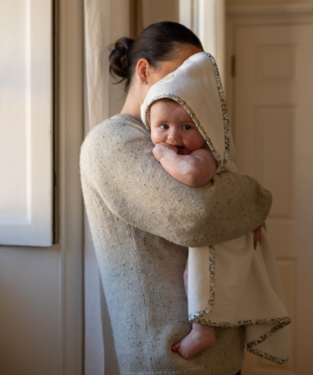 Hooded Towel - Baby - Riverbank – Towelling for children, available at Learning Bugs UK