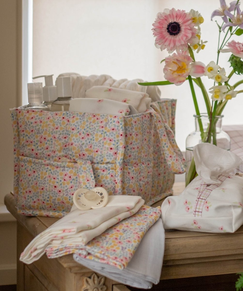 Nappy Caddy - Wildflower Garden – Storage for children, available at Learning Bugs UK