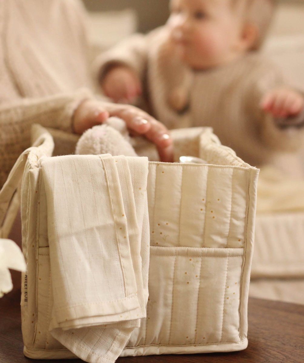 Nappy Caddy - Wild Chamomile – Storage for children, available at Learning Bugs UK