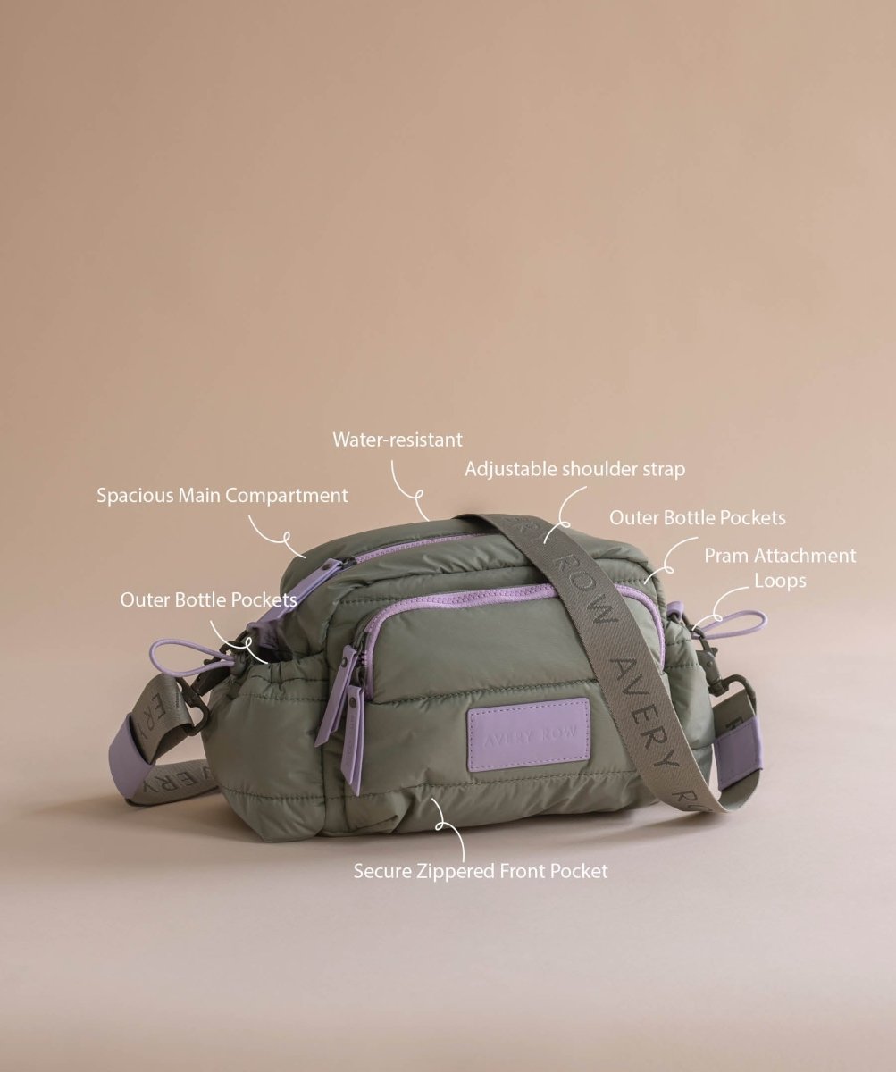 Pram Organiser Bag - Olive – Changing Bags & Travel Changing Mats for children, available at Learning Bugs UK