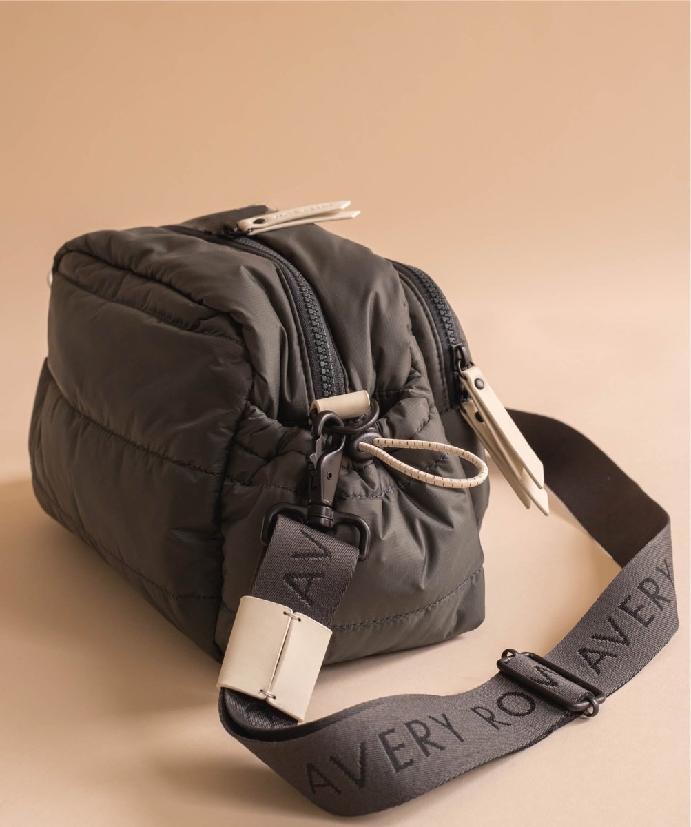 Pram Organiser Bag - Soft Black – Changing Bags & Travel Changing Mats for children, available at Learning Bugs UK