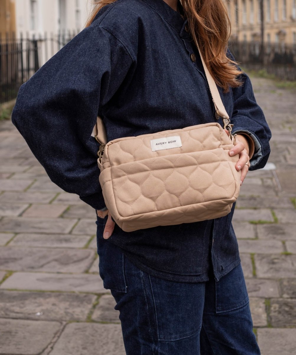 Pram Organiser Bag - Natural – Changing Bags & Travel Changing Mats for children, available at Learning Bugs UK