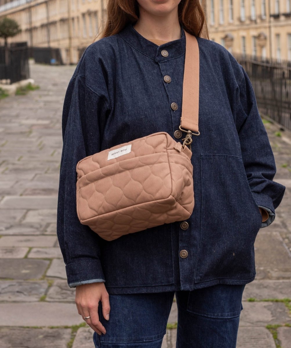 Pram Organiser Bag - Latte – Changing Bags & Travel Changing Mats for children, available at Learning Bugs UK