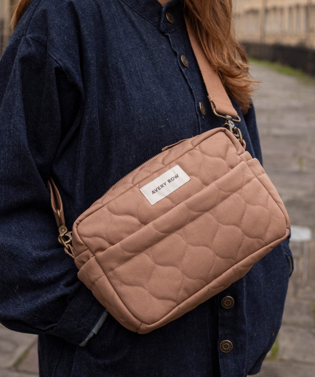 Pram Organiser Bag - Latte – Changing Bags & Travel Changing Mats for children, available at Learning Bugs UK