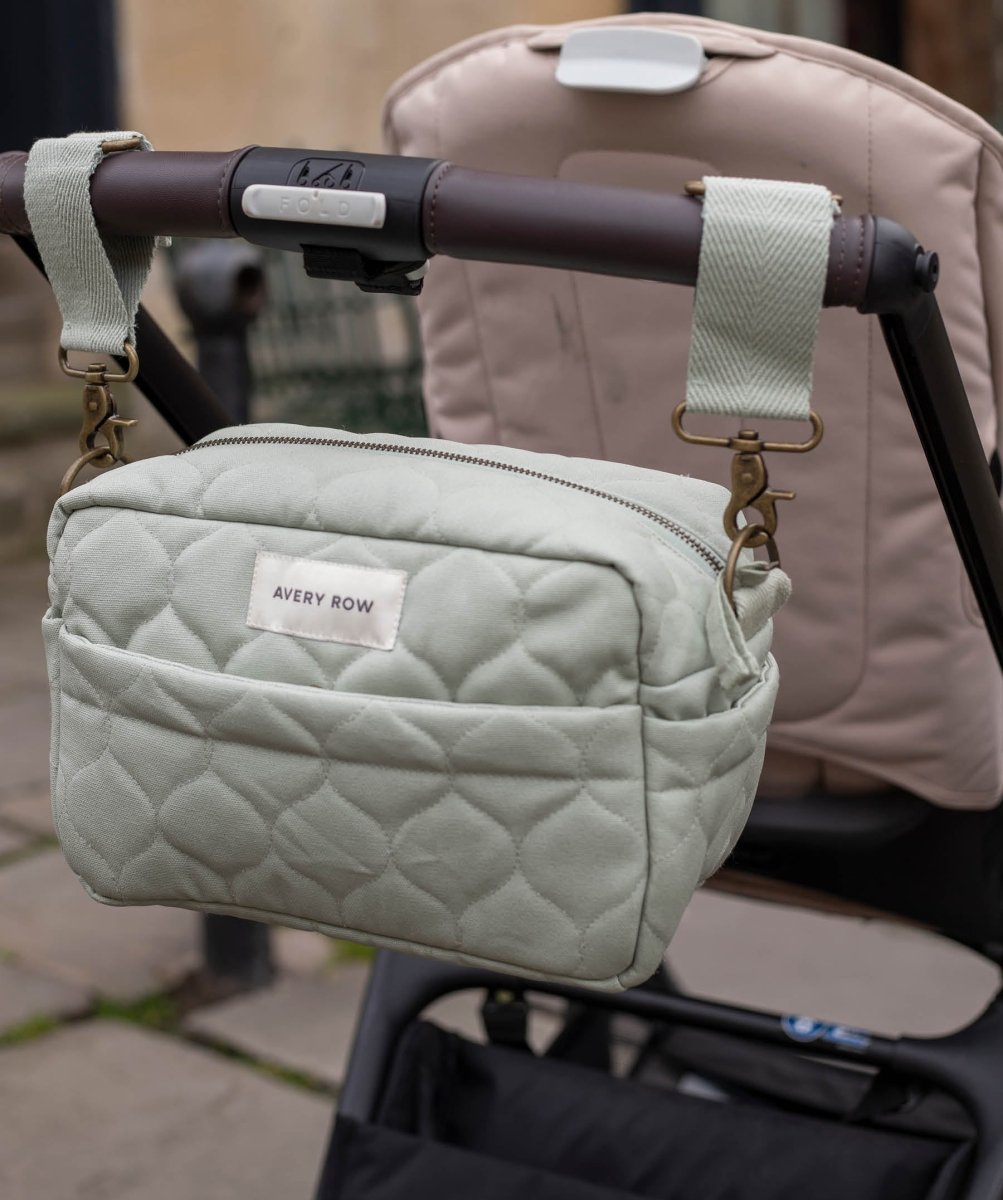 Pram Organiser Bag - Sage – Changing Bags & Travel Changing Mats for children, available at Learning Bugs UK