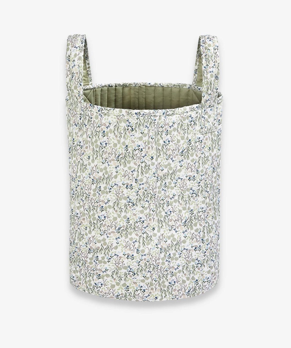 Large Quilted Storage Basket - Riverbank / Willow – Storage for children, available at Learning Bugs UK