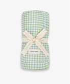Quilted Cotbed Bedspread - Greenhouse Gingham – Bedding for children, available at Learning Bugs UK