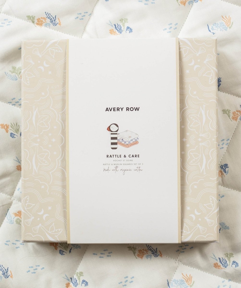 Rattle & Care New Baby Gift Set - Coastline – for children, available at Learning Bugs UK