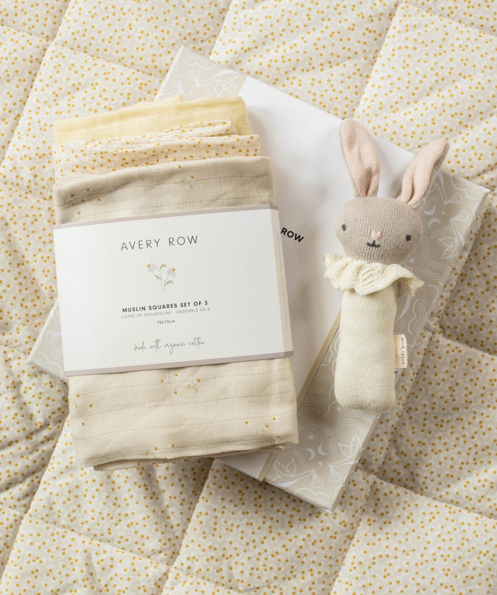 Rattle & Care New Baby Gift Set - Chamomile – for children, available at Learning Bugs UK