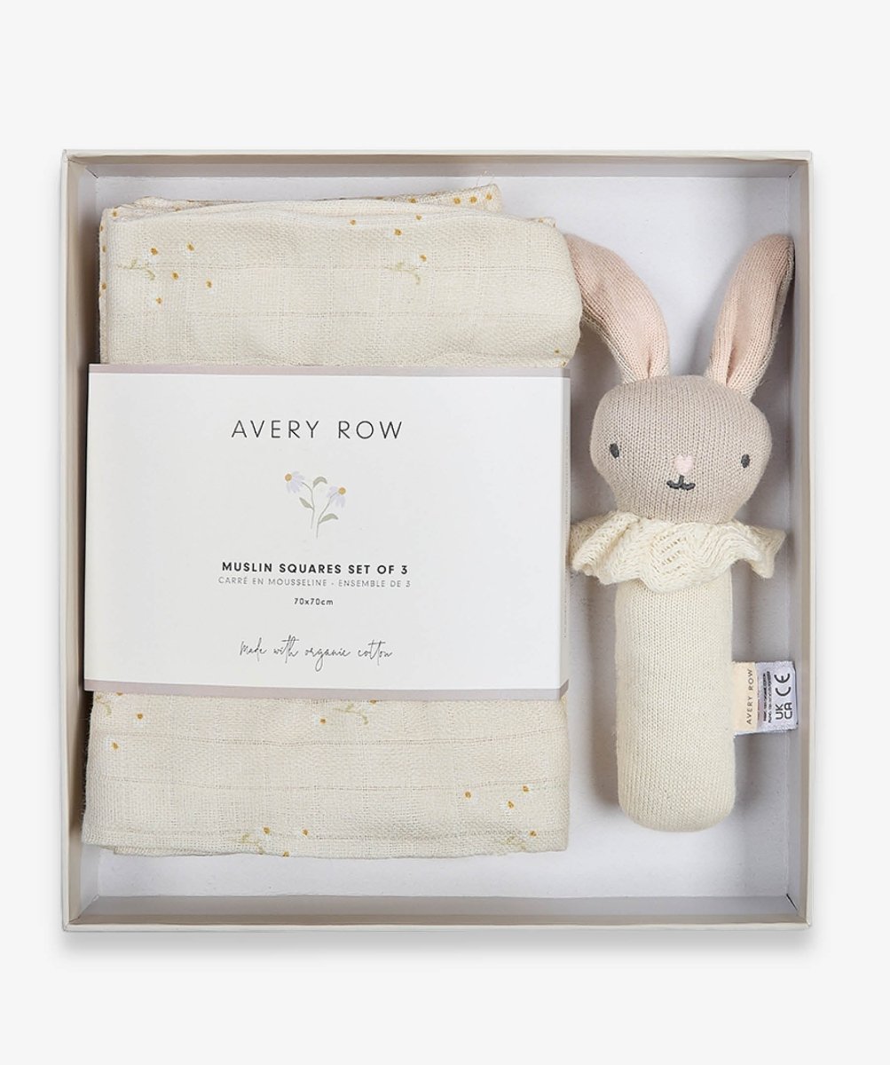 Rattle & Care New Baby Gift Set - Chamomile – for children, available at Learning Bugs UK