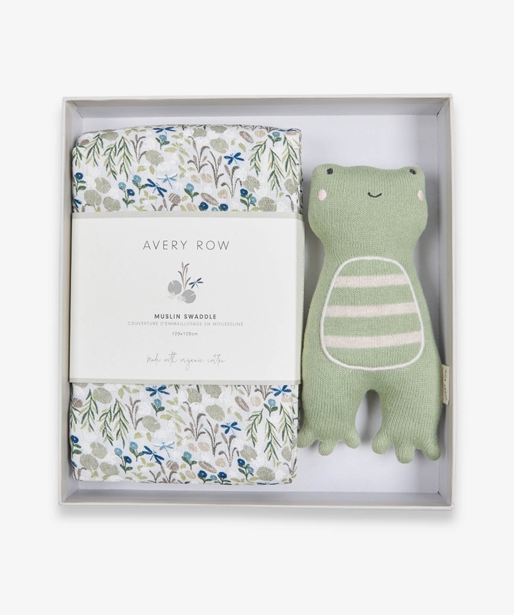 Swaddle & Cuddle New Baby Gift Set - Riverbank – for children, available at Learning Bugs UK