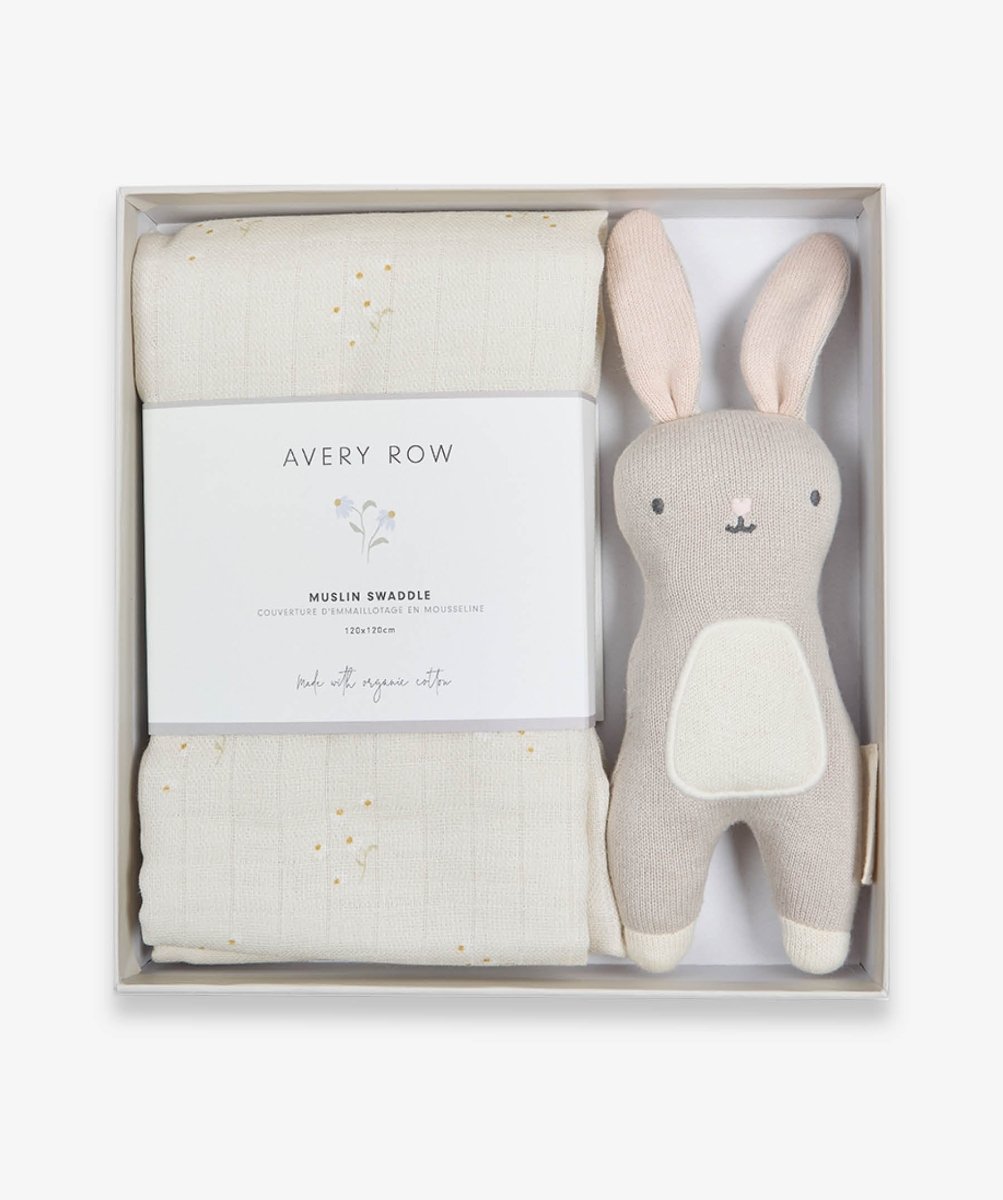 Swaddle & Cuddle New Baby Gift Set - Chamomile – for children, available at Learning Bugs UK