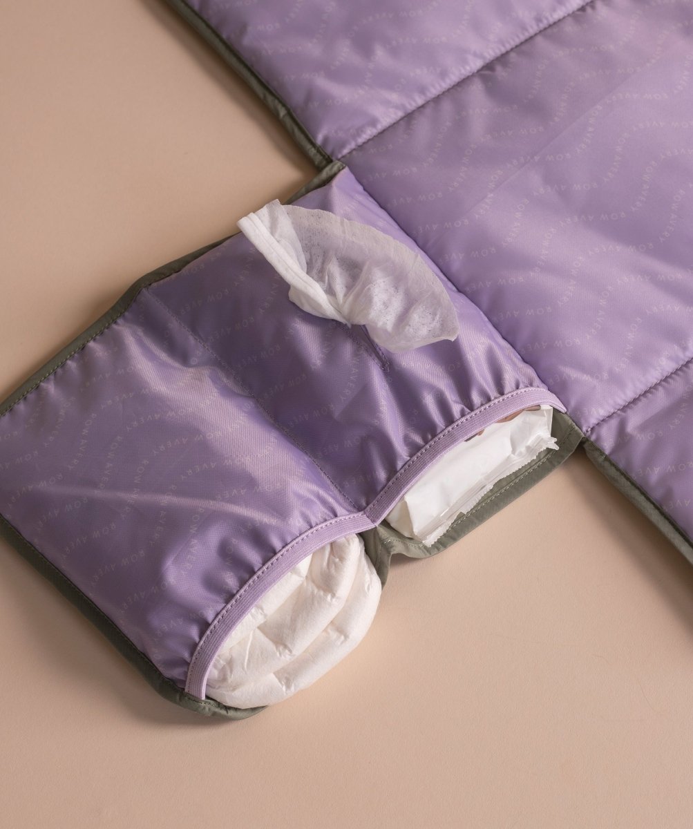 Recycled Nylon Travel Baby Changing Mat - Olive – Changing Bags & Travel Changing Mats for children, available at Learning Bugs UK