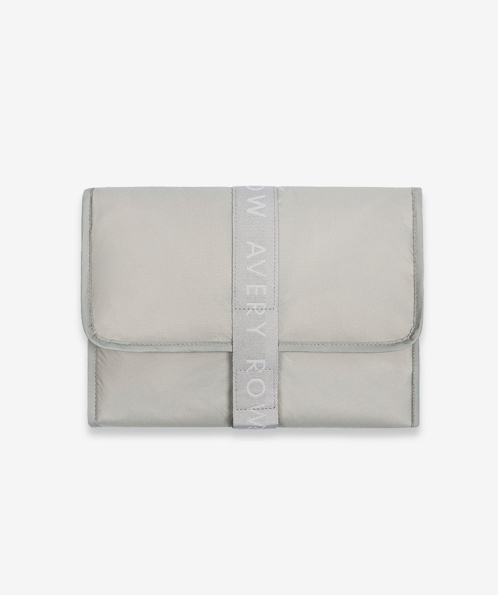 Recycled Nylon Travel Baby Changing Mat - Oyster – Changing Bags & Travel Changing Mats for children, available at Learning Bugs UK