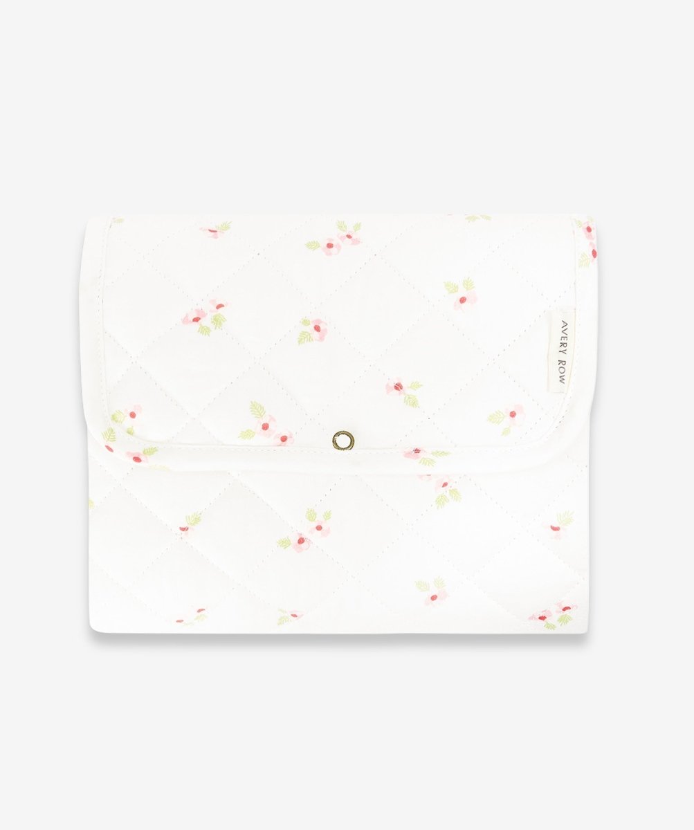 Cotton Travel Baby Changing Mat - Anemone – Changing Bags & Travel Changing Mats for children, available at Learning Bugs UK