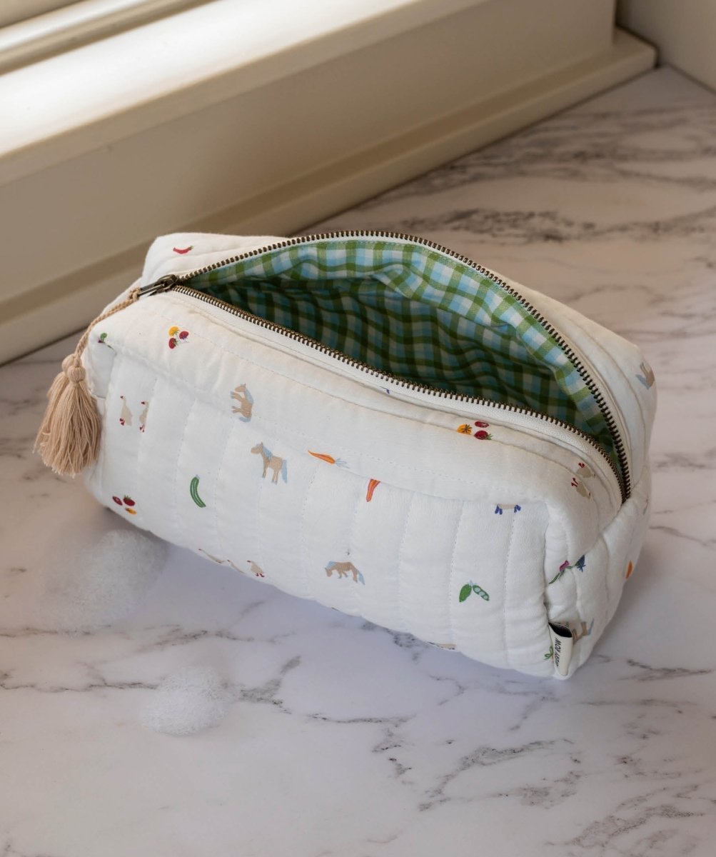 Wash Bag - Little Farm – Parent Accessories for children, available at Learning Bugs UK