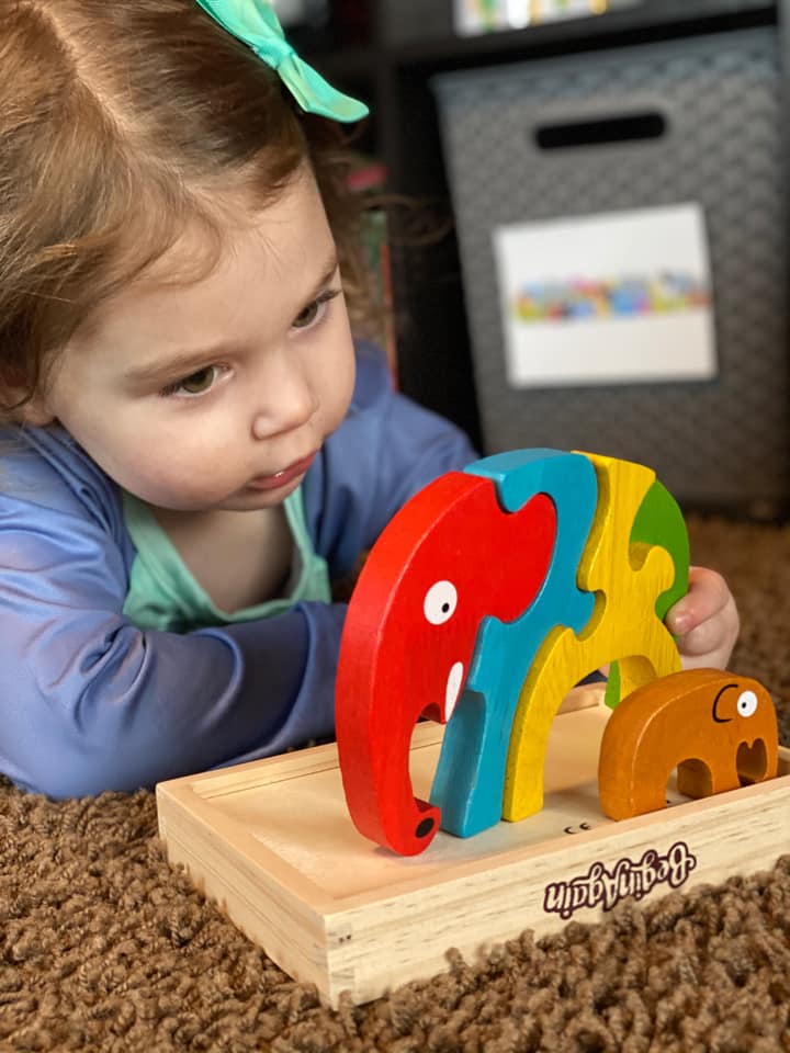 Begin Again Elephant Family Puzzle by Begin Again - Learning Bugs UK