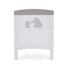 Obaby Grace Inspire Cot Bed - Me & Mini Me Elephants - Grey