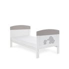 Obaby Grace Inspire Cot Bed - Me & Mini Me Elephants - Grey