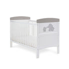 Obaby Grace Inspire Cot Bed - Me & Mini Me Elephants - Grey