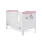 Obaby Grace Inspire Cot Bed - Me & Mini Me Elephants - Pink