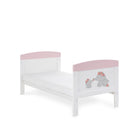 Obaby Grace Inspire Cot Bed - Me & Mini Me Elephants - Pink