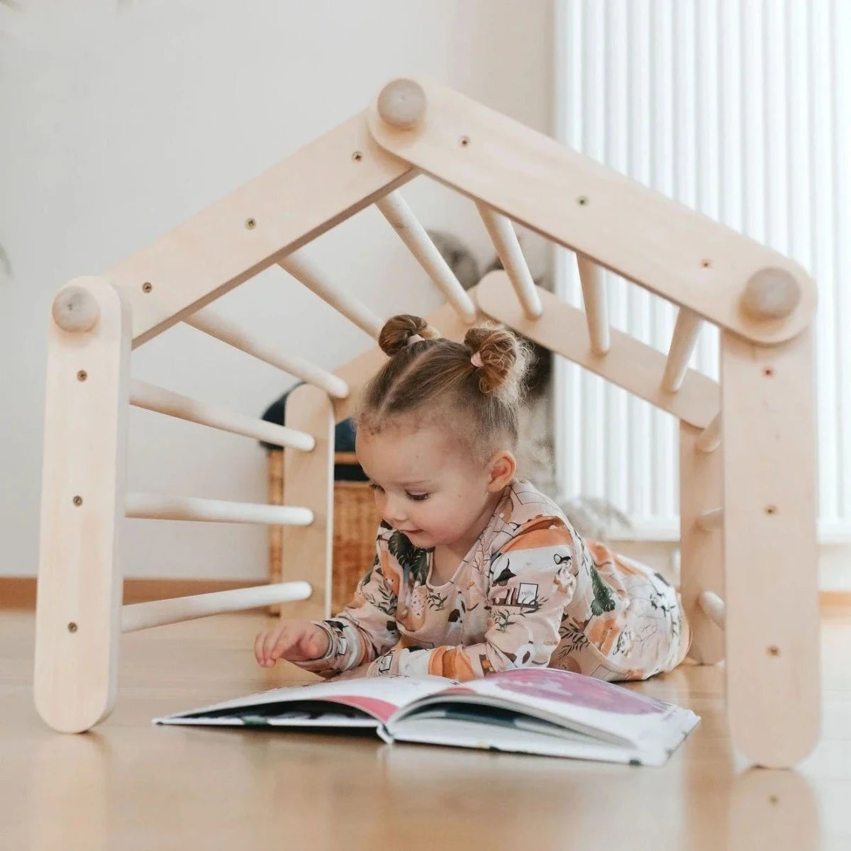 Ette Tete MOPITRI Pikler Triangle, 4 Segment Climbing Frame – Climbing Triangle for children, available at Learning Bugs UK