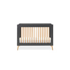 Obaby Maya Mini Cot Bed - Slate With Natural