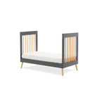 Obaby Maya Mini Cot Bed - Slate With Natural
