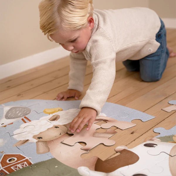 Little Dutch Floor Puzzle - Little Farm by Little Dutch - Learning Bugs UK