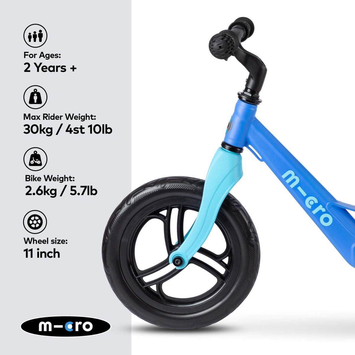 Micro Scooters Micro Balance Bike – Balance Bikes for children, available at Learning Bugs UK