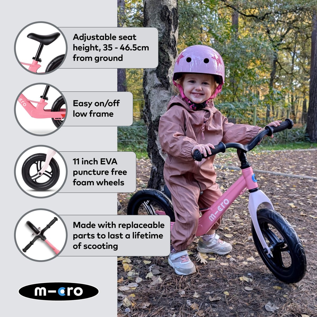 Micro Balance Bike – for children, available at Learning Bugs UK