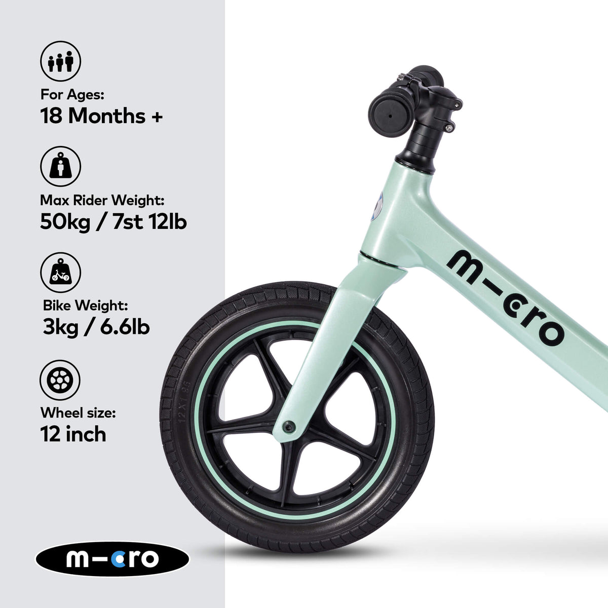Micro Scooters Micro Balance Bike Ultra – Balance Bikes for children, available at Learning Bugs UK