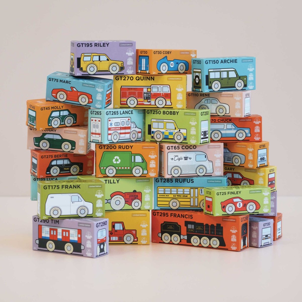 Le Toy Van GT3000 GT Car Series Full Collection – Educational Toys for children, available at Learning Bugs UK