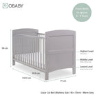 Obaby Grace 2 Piece Room Set - Warm Grey