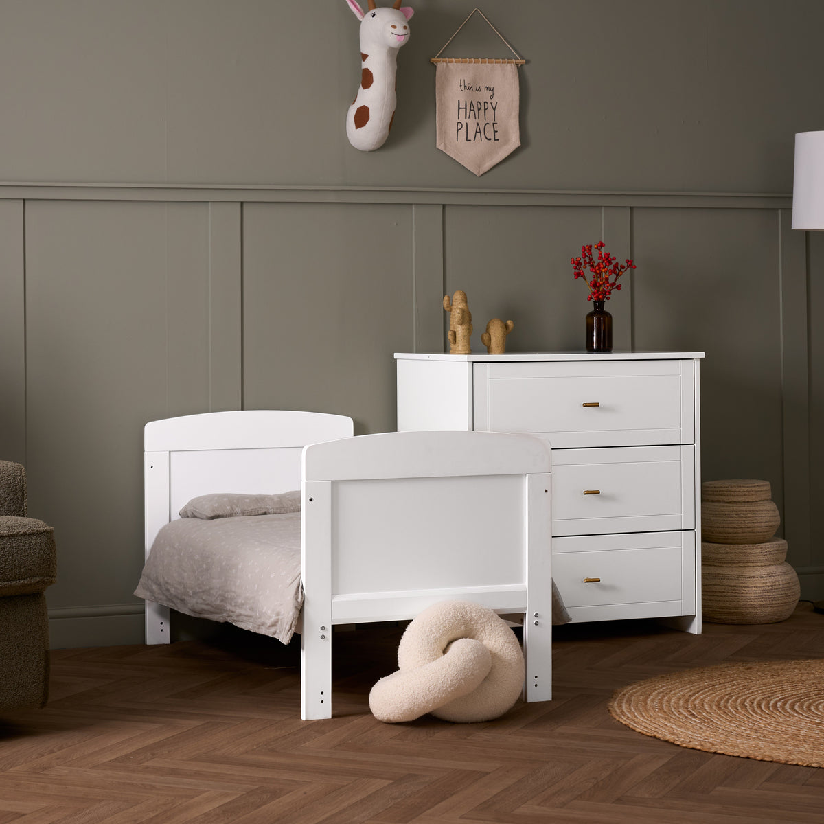 Obaby Gracie 3 Piece Room Set - White