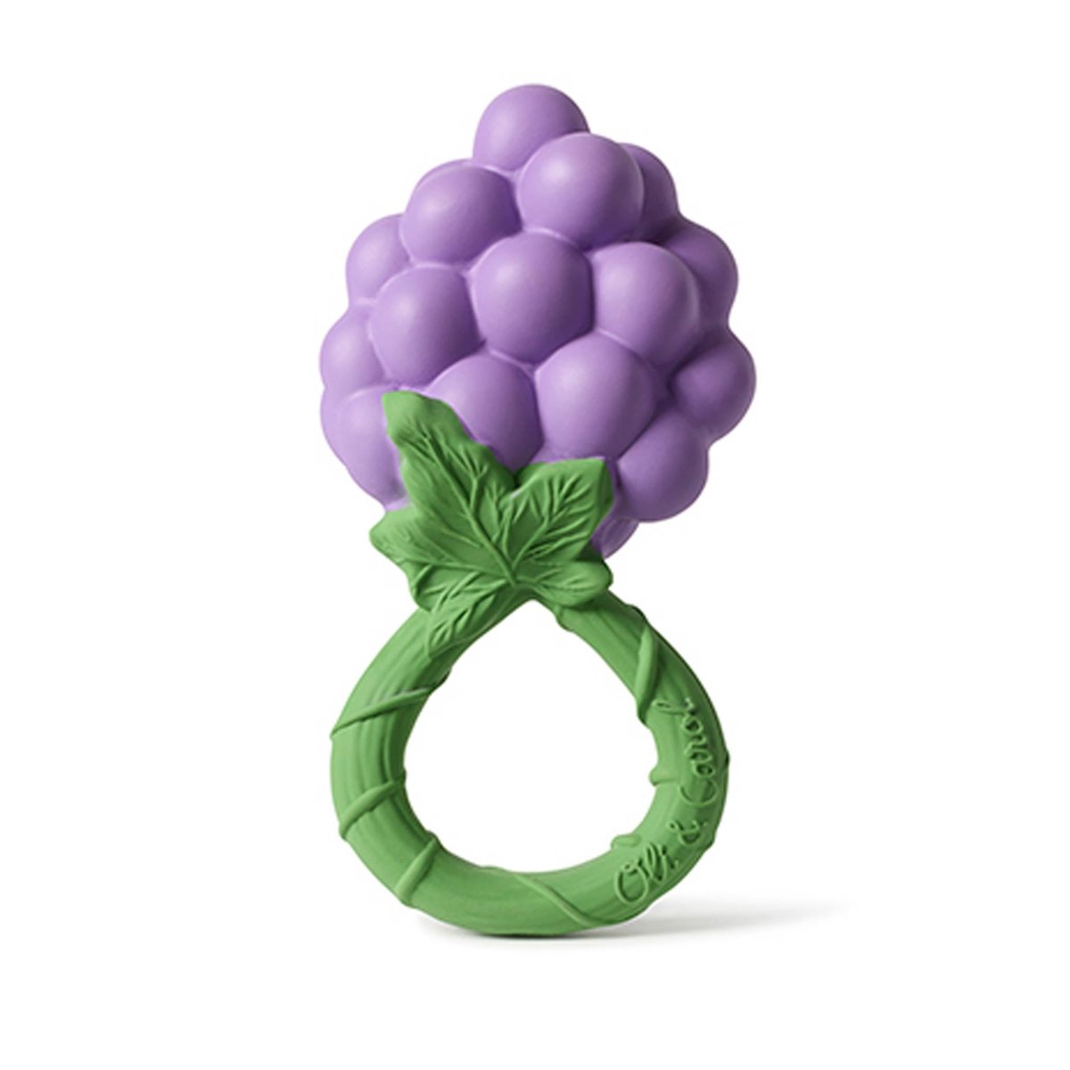 Oli & Carol Grape Baby Rattle & Teether – Baby Rattles for children, available at Learning Bugs UK