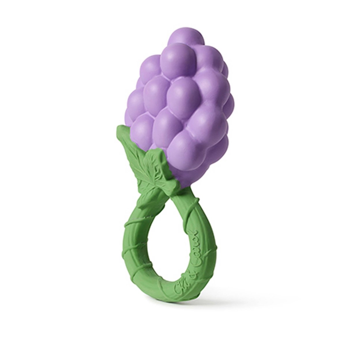 Oli & Carol Grape Baby Rattle & Teether – Baby Rattles for children, available at Learning Bugs UK