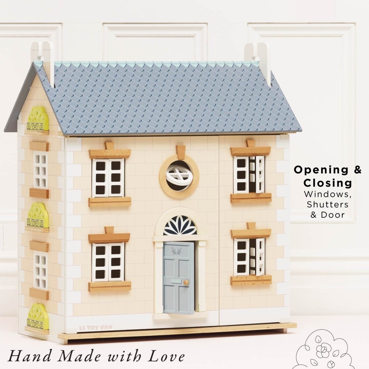 Bay Tree Wooden Dolls House – Dollhouses for children, available at Learning Bugs UK