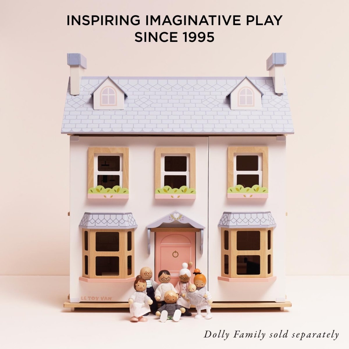 Mayberry Manor Wooden Dolls House – Dollhouses for children, available at Learning Bugs UK