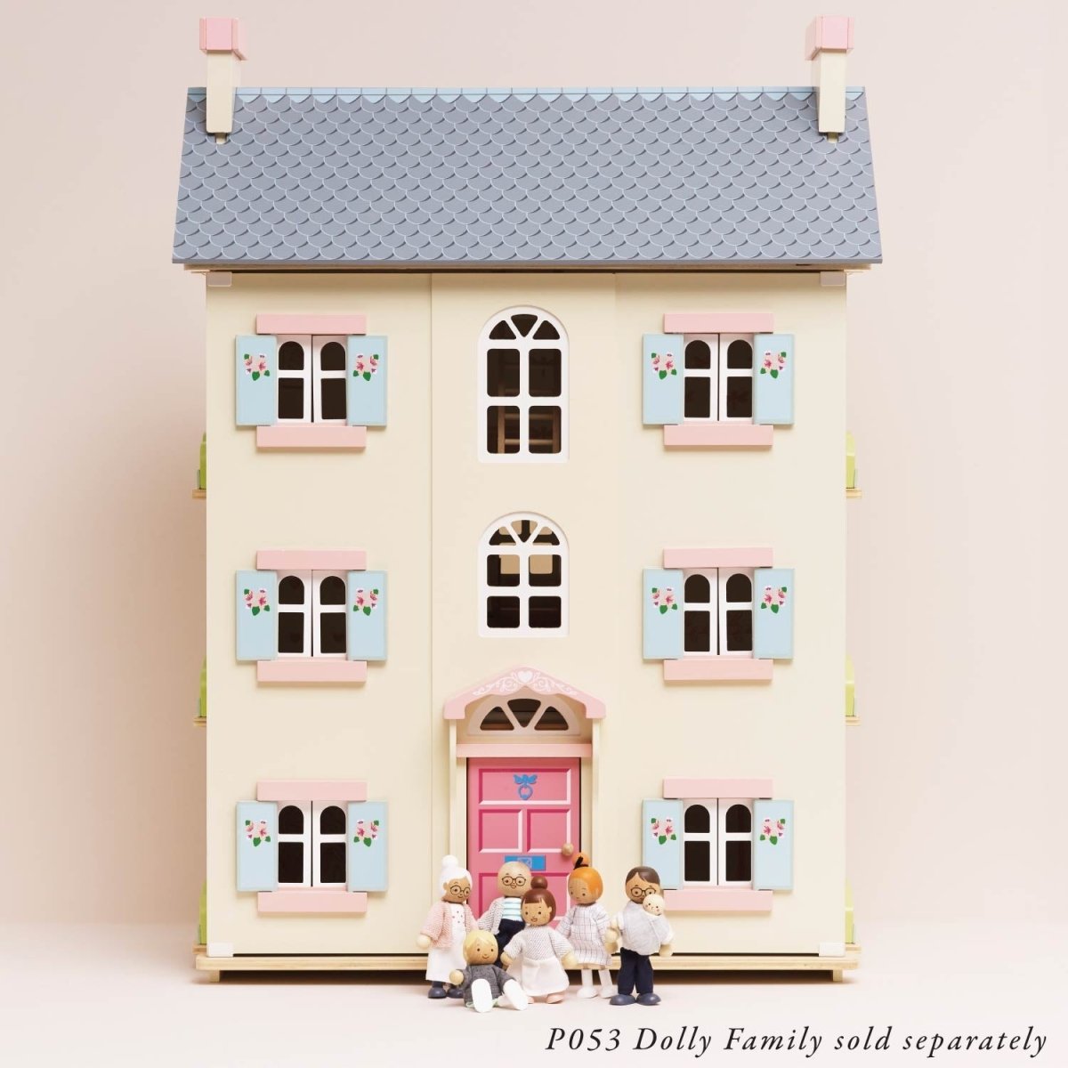 Cherry Tree Hall Wooden Dolls House – Dollhouses for children, available at Learning Bugs UK