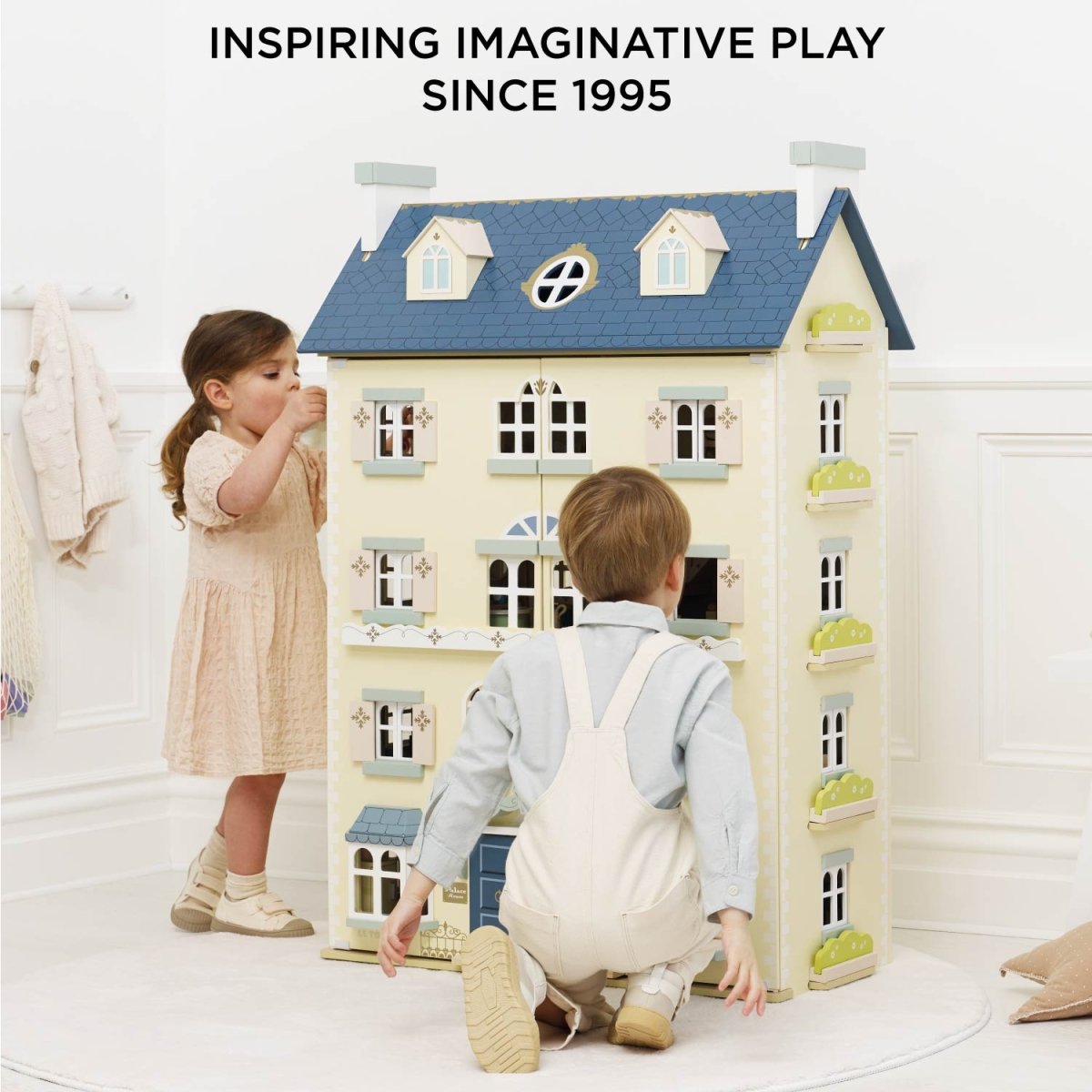 Palace Wooden Dolls House – Dollhouses for children, available at Learning Bugs UK