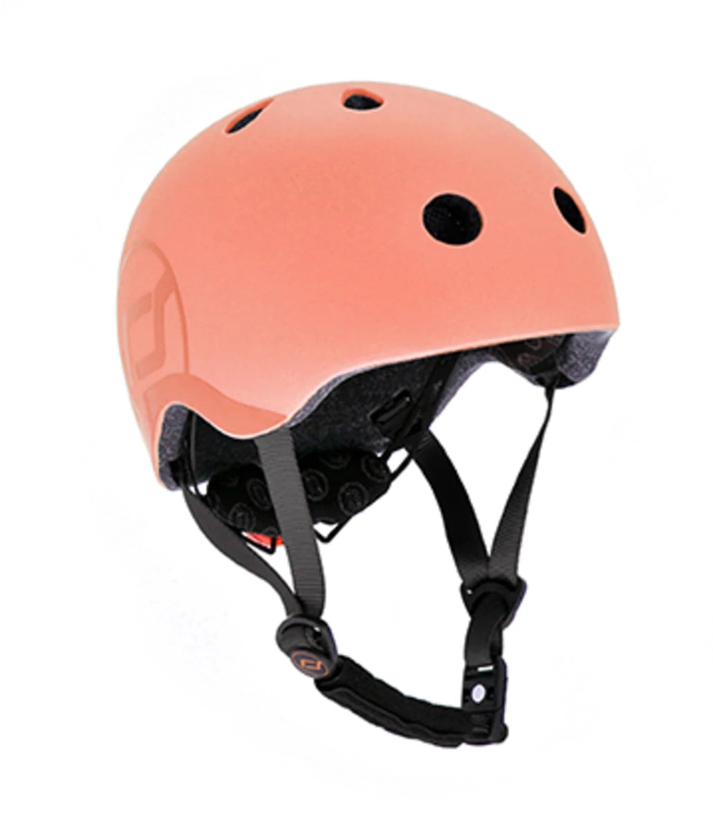 Scoot & Ride kids helmet in Peach, size S-M