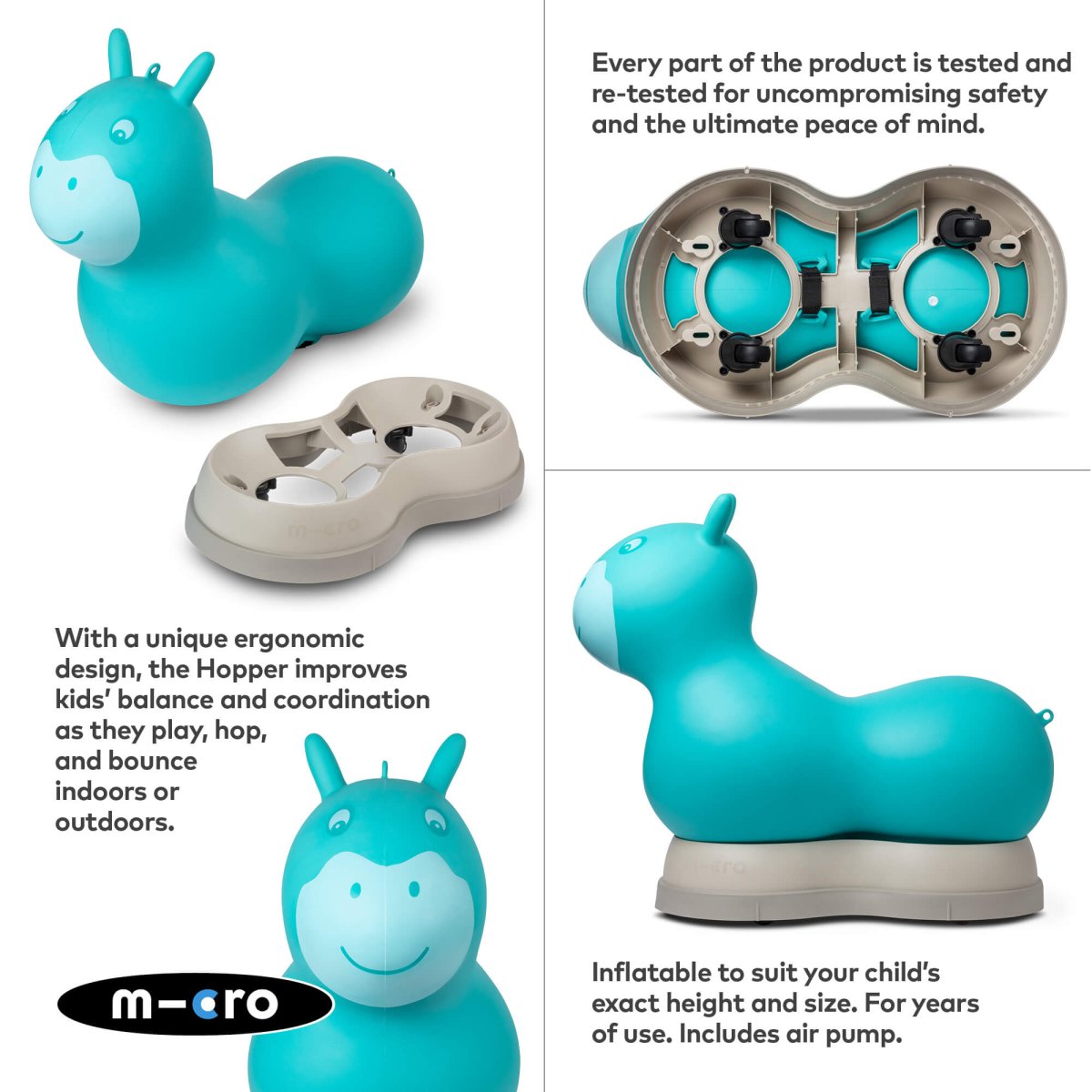 Micro Scooters Micro Air Hopper V2 – Ride On Toys for children, available at Learning Bugs UK