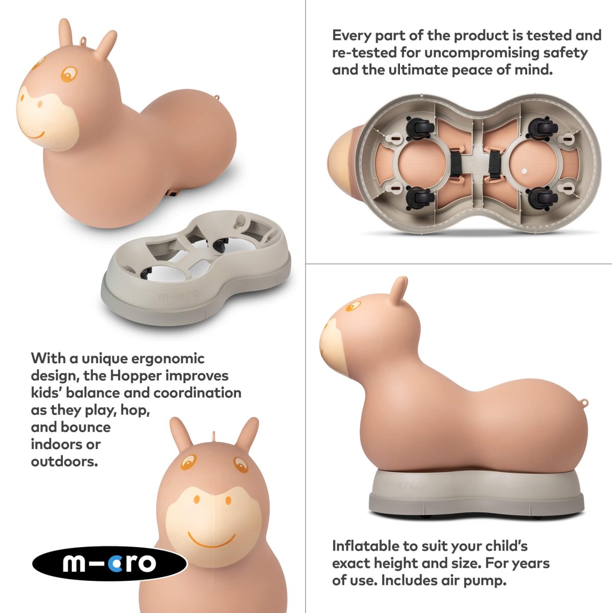 Micro Scooters Micro Air Hopper V2 – Ride On Toys for children, available at Learning Bugs UK
