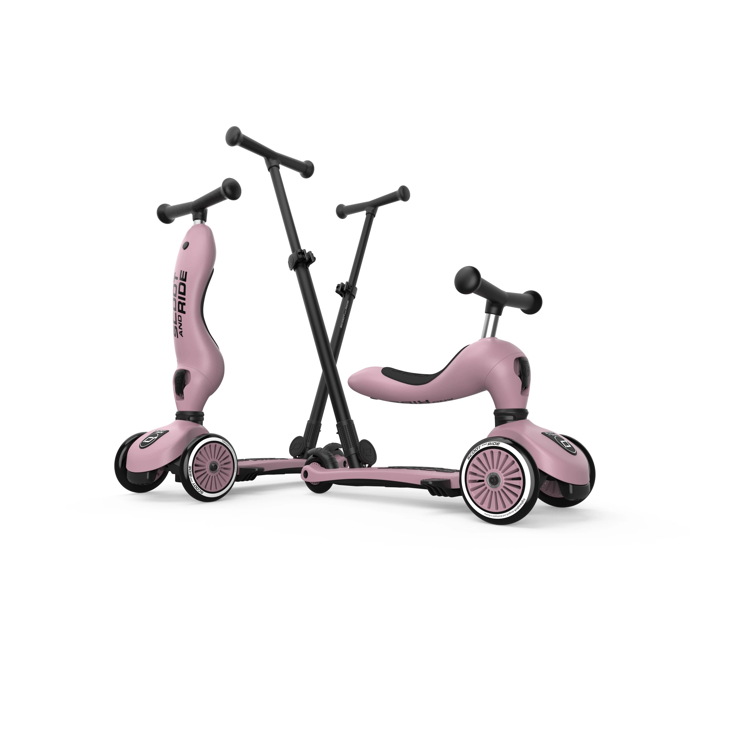 Scoot and Ride Highwaykick 1-5 ピンク Scoot & Ride Highwaykick 1 Push & Go Scooter for Ages 1 to 5