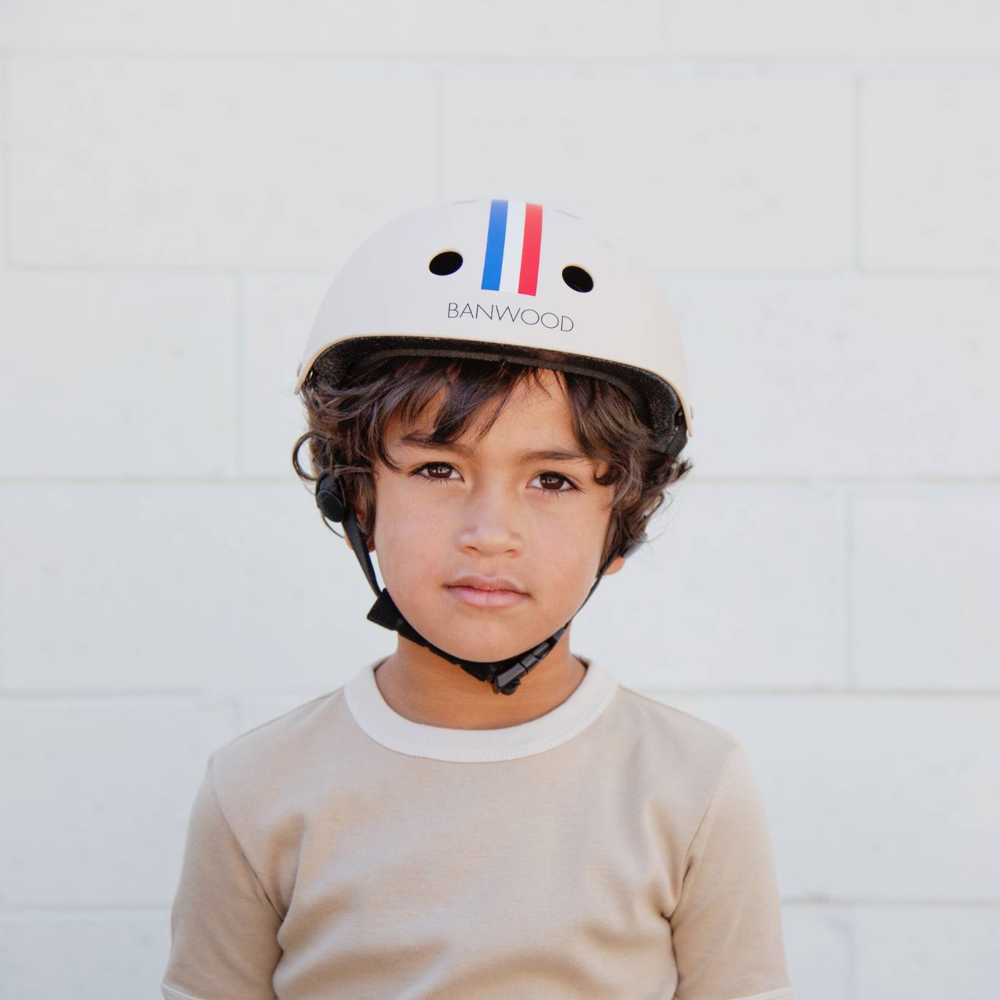 Banwood Helmet – Kids Safety Helmet (Stripes)