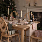 Buy Embroidered Linen Napkins, Set of 4 - Natural | Christmas for kids by Learning Bugs UK