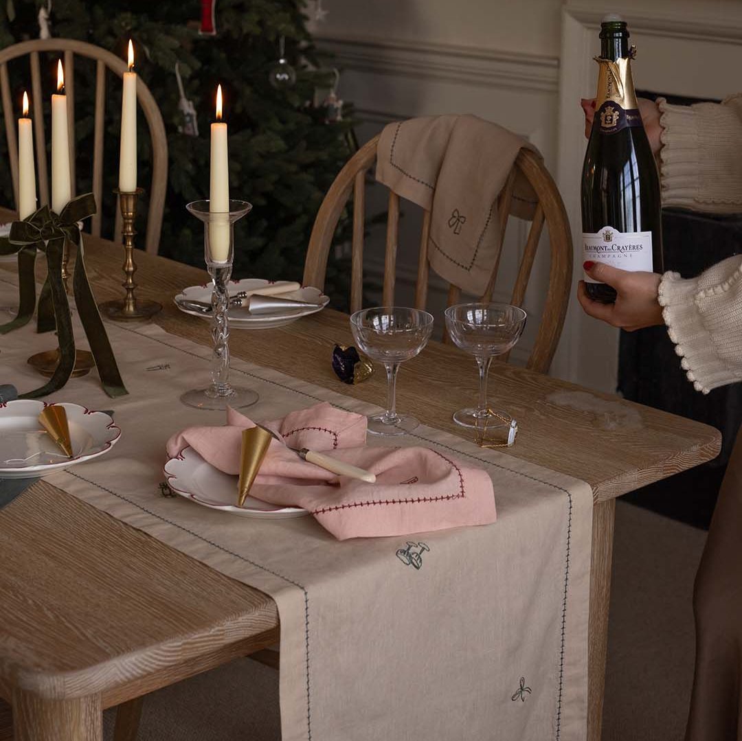 Buy Christmas Table Runner - Natural | Christmas for kids by Learning Bugs UK