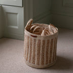 Buy Maize Stripe Storage Basket Set of 3 - Natural | Baby Changing for kids by Learning Bugs UK